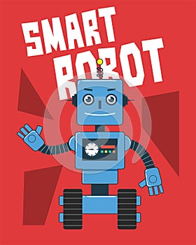 Smart Robot Illustration