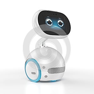 Smart robot with smart screen. Household Assistant.