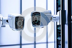 smart security cameras networked security cameras connected to a