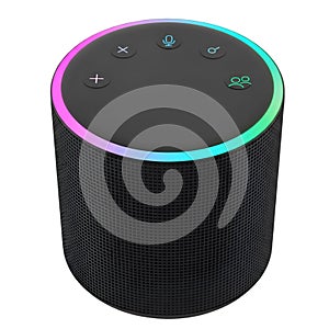 Smart Speaker with Colorful LED Light Ring