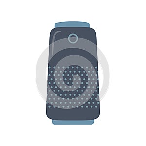 Smart speaker. Home Personal voice assistant. Hand drawn isolated vector illustration