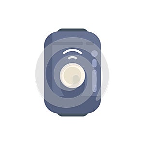 Smart speaker voice assistant playing music using wireless connection icon