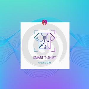 Smart t-shirt wearable gadget