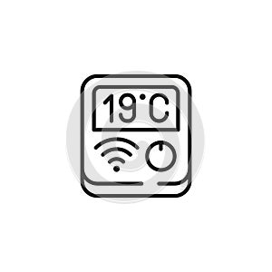 Smart Thermostat Icon