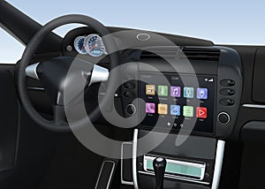 Smart touch screen multimedia system for automobile