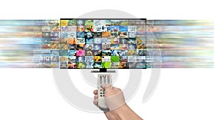 Smart TV and internet streaming multimedia