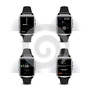 Smart Watch with Digital Display Set