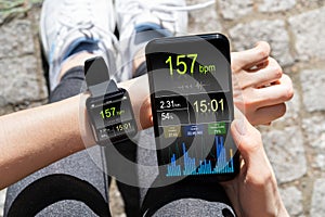 Smart Watch Health Gadget For Running