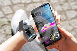 Smart Watch Health Gadget For Running