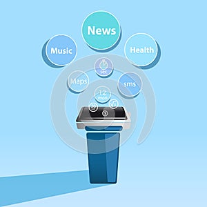 Smart watch new technology electronic device