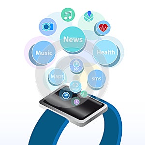Smart watch new technology electronic device