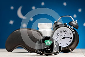 Smart watch with sleep app