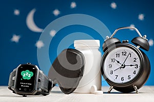 Smart watch with sleep tracker
