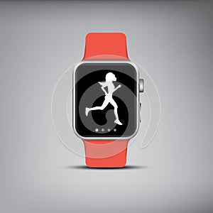 Smart watch technology with sport fitness tracker