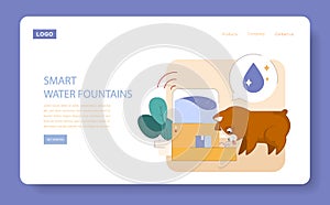 Smart Water Fountains concept.