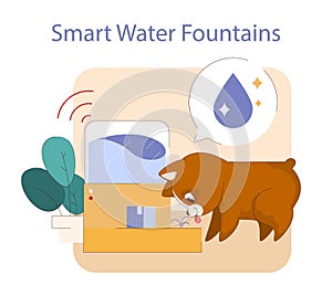Smart Water Fountains concept. photo