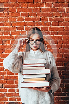 Smart woman confidence intellectual development