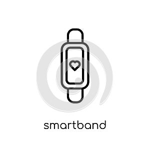 Smartband icon. Trendy modern flat linear vector Smartband icon