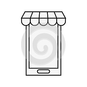 Smarthpone store virtual online shopping