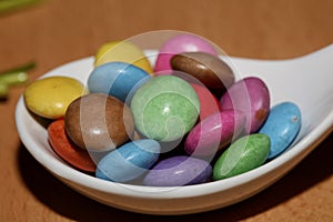 Smarties sweets macro background high quality prints