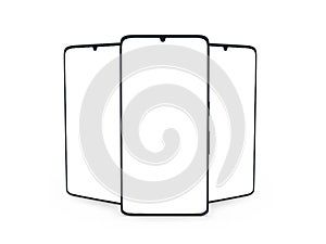 Smartphone 3D Illustration Mockup Scene