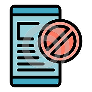 Smartphone antivirus icon vector flat