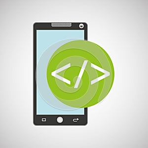 Smartphone app development coding