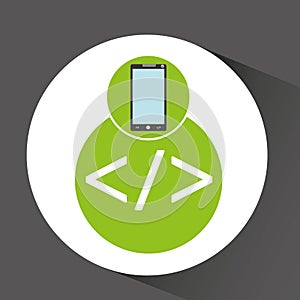 Smartphone app development coding