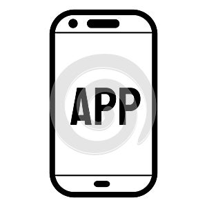 Smartphone app icon