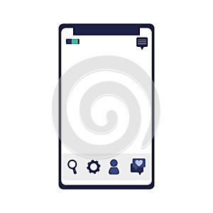smartphone apps button