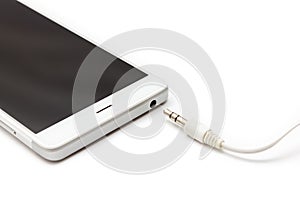 Smartphone and Audio Cable Disconnected