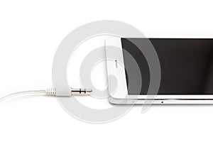 Smartphone and Audio Cable Disconnected