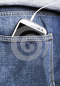 Smartphone in back pocket