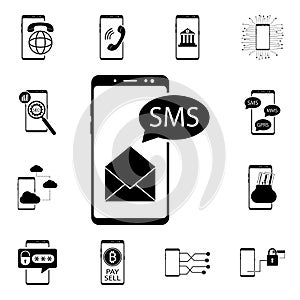 Smartphone, bank card, pay icon. Mobile concept icons universal set for web and mobile