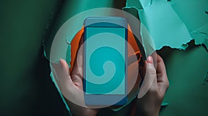 The Smartphone Behind Paper.AI generated image