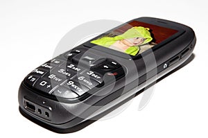Smartphone - Cell phone (baby on screen)