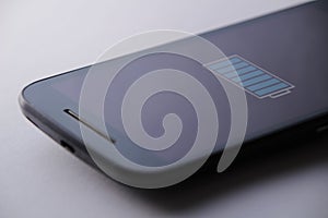 Smartphone charging battery with micro usb cable