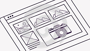 Smartphone with chart display, data analytics and business app vector design Generative AI