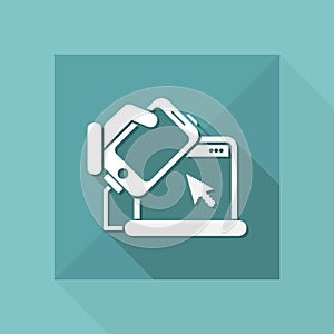 Smartphone and computer connection