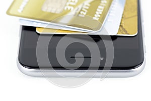 Smartphone and credit cards