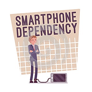 Smartphone dependency poster