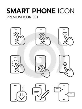 Smartphone-DesignHand touch screen smartphone.