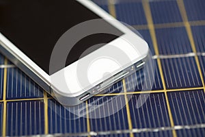 Smartphone device cell phone charging with solar charger