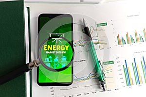 Energy Market Outlook Report or Analytical Tool Concept