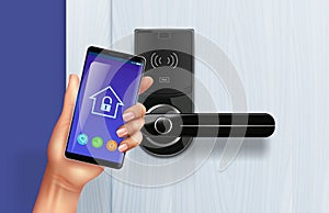 Smartphone Door Unlock Composition