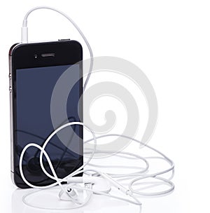 Smartphone and earphones