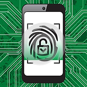 Smartphone fingerprint security