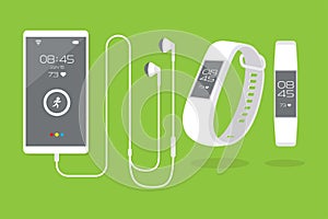 Smartphone and fitness activity tracker