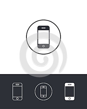 Smartphone Flat Icons