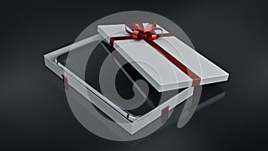 Smartphone. Gift box concept.